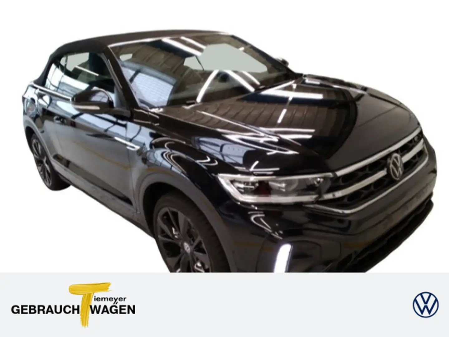 Volkswagen T-Roc 1.5 TSI DSG R-LINE LM19 NAVI LED Schwarz - 1