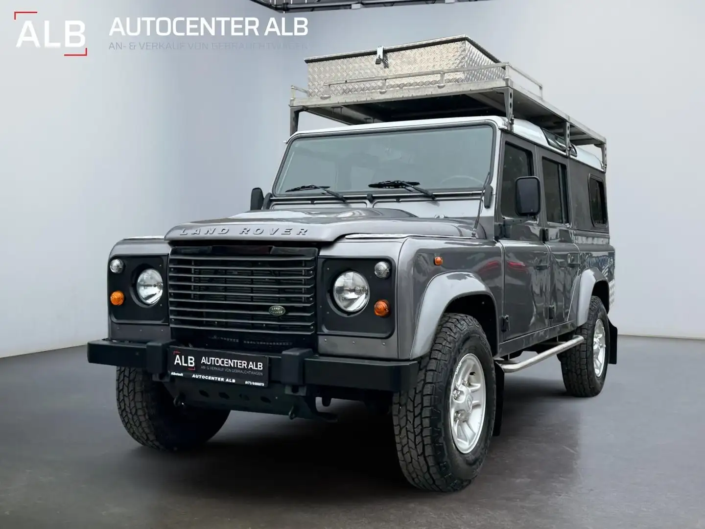 Land Rover Defender 110 LD/TÜV NEU/AHK/4X4/SHZ/SCHECKHEFT/ Silber - 1