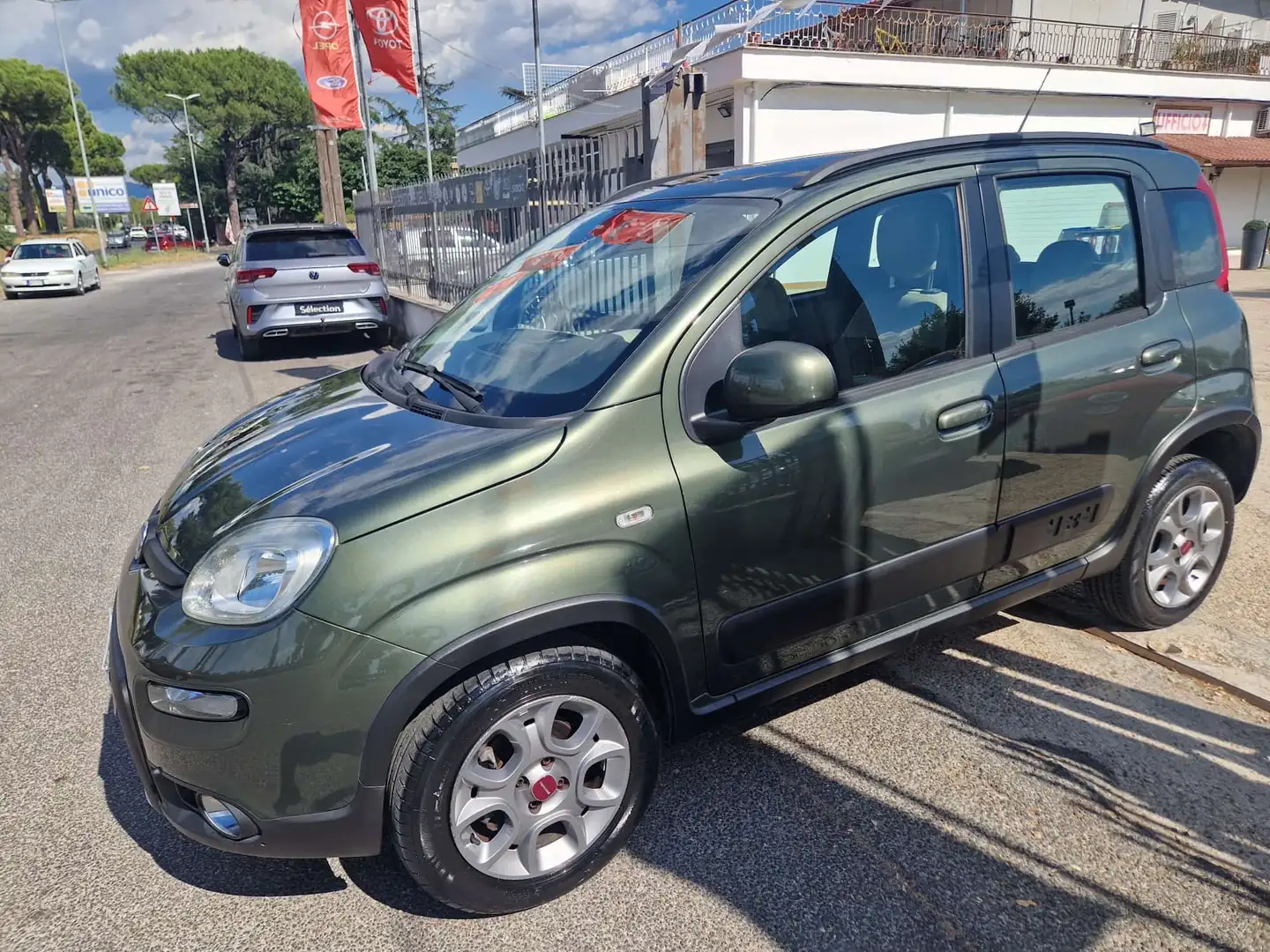 Fiat Panda III  4x4 1.3 mjt 16v 4x4 75cv SCHERMO GRANDE Verde - 1