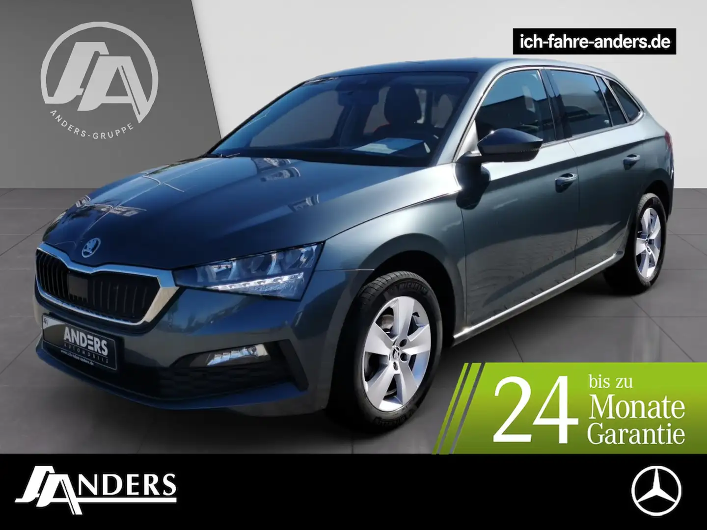 Skoda Scala Cool Plus 1.0 TSI +SHZ+SpurH+LM+LED+PDC Grau - 1