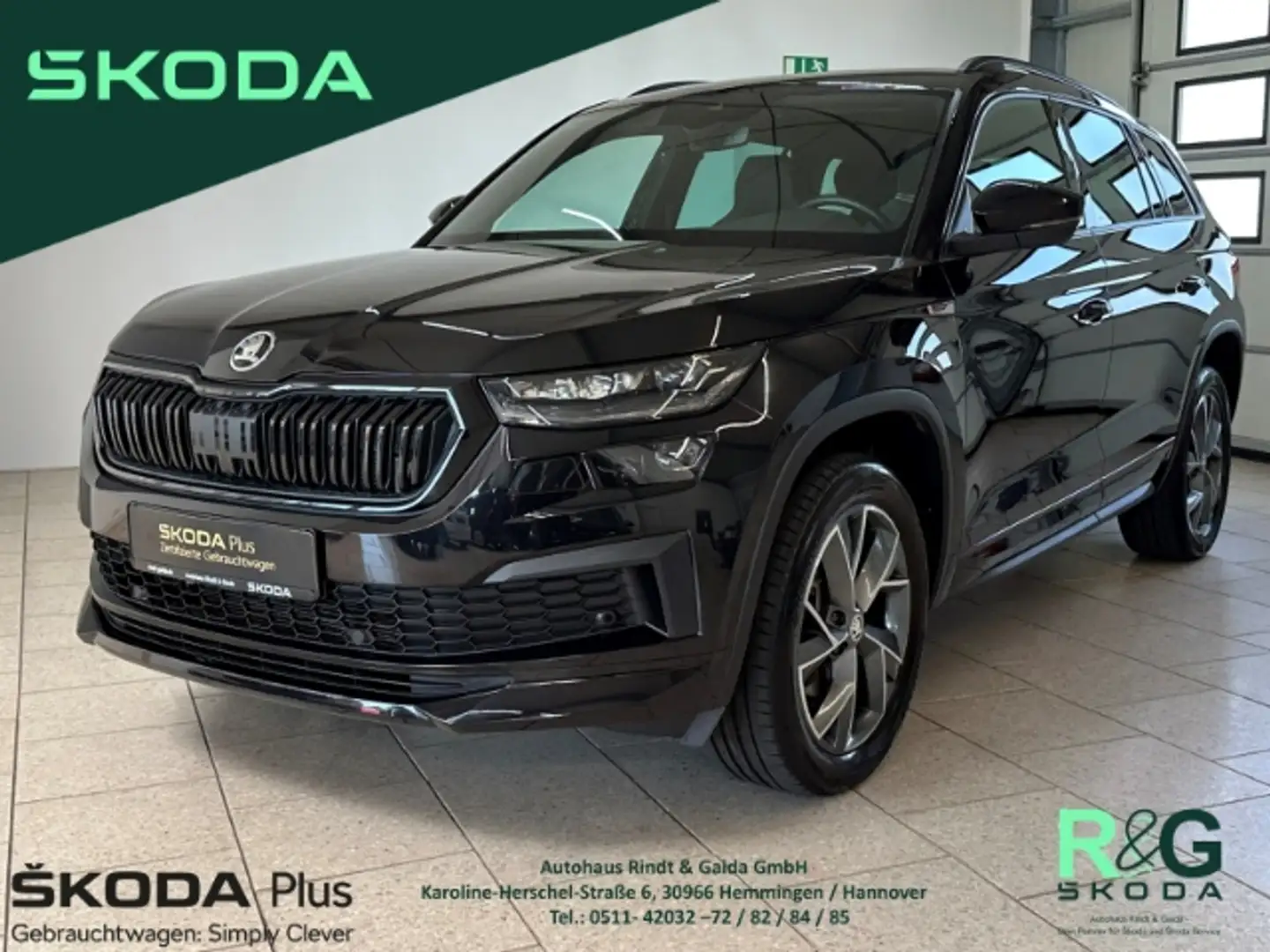Skoda Kodiaq Sportline 2.0 TDI DSG ACC AHK Navi Pano  Dig.Cockp Schwarz - 1