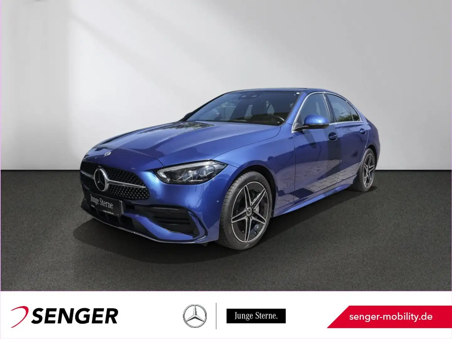 Mercedes-Benz C 300 e AMG Panorama Distronic Rückfahrkamera Bleu - 1