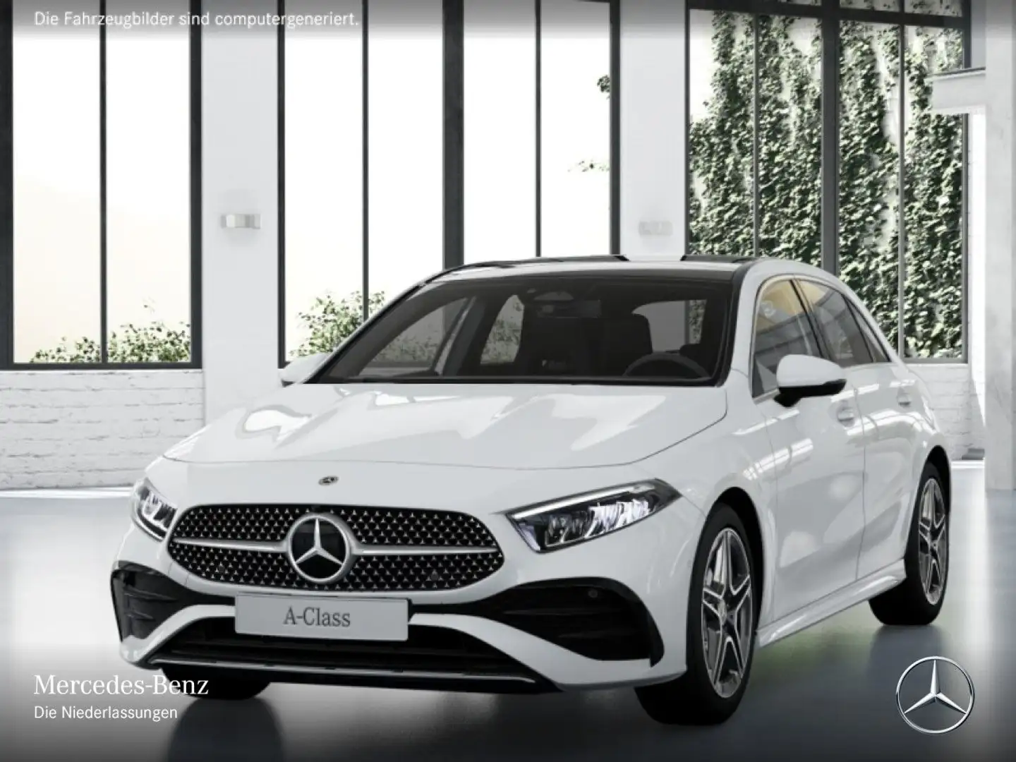 Mercedes-Benz A 200 AMG+PANO+LED+KAMERA+TOTW+KEYLESS+7G Weiß - 2
