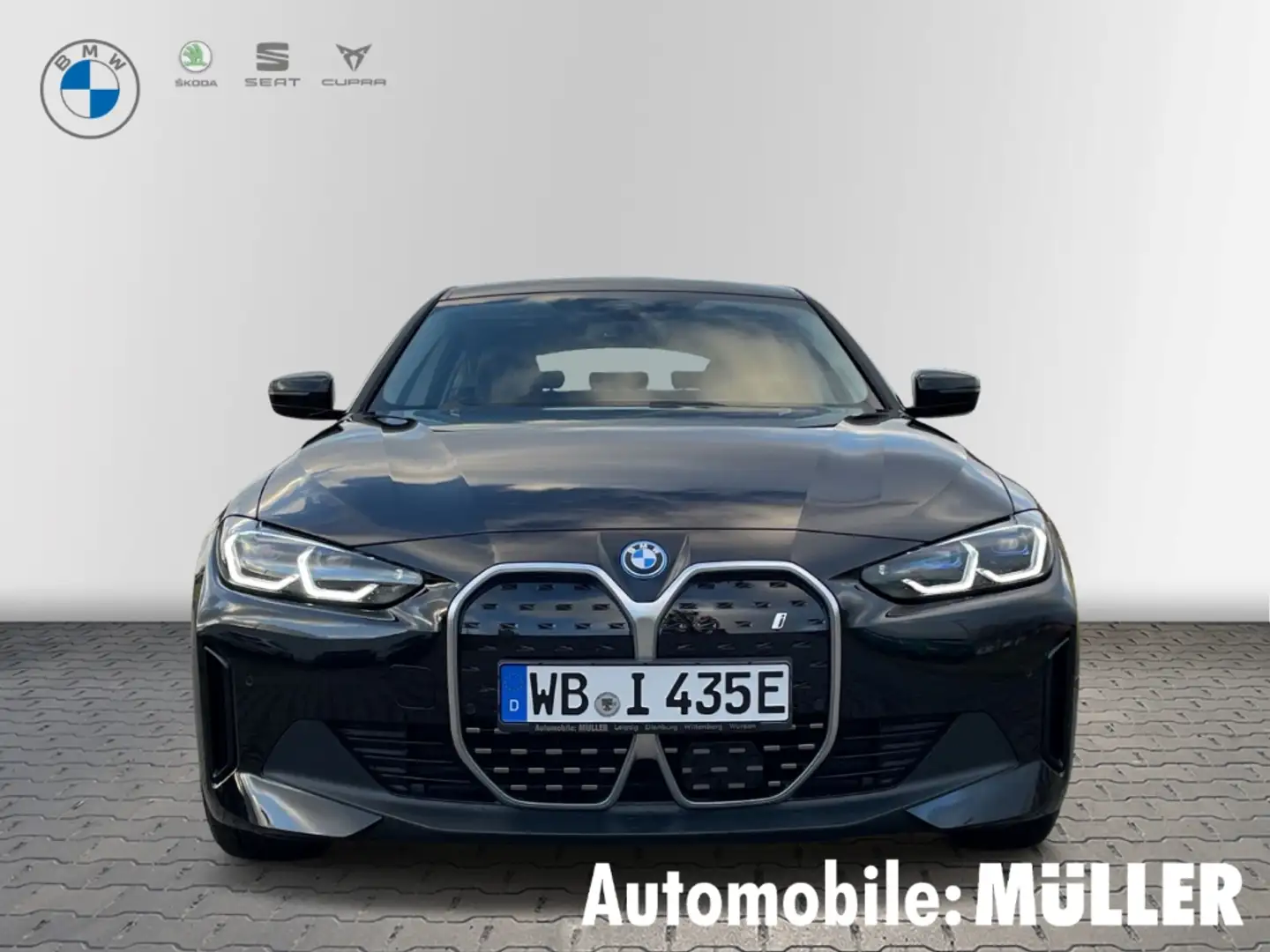 BMW i4 eDrive35 Gran Coupe Navi Klima RFK Laserlicht Sitz Black - 2