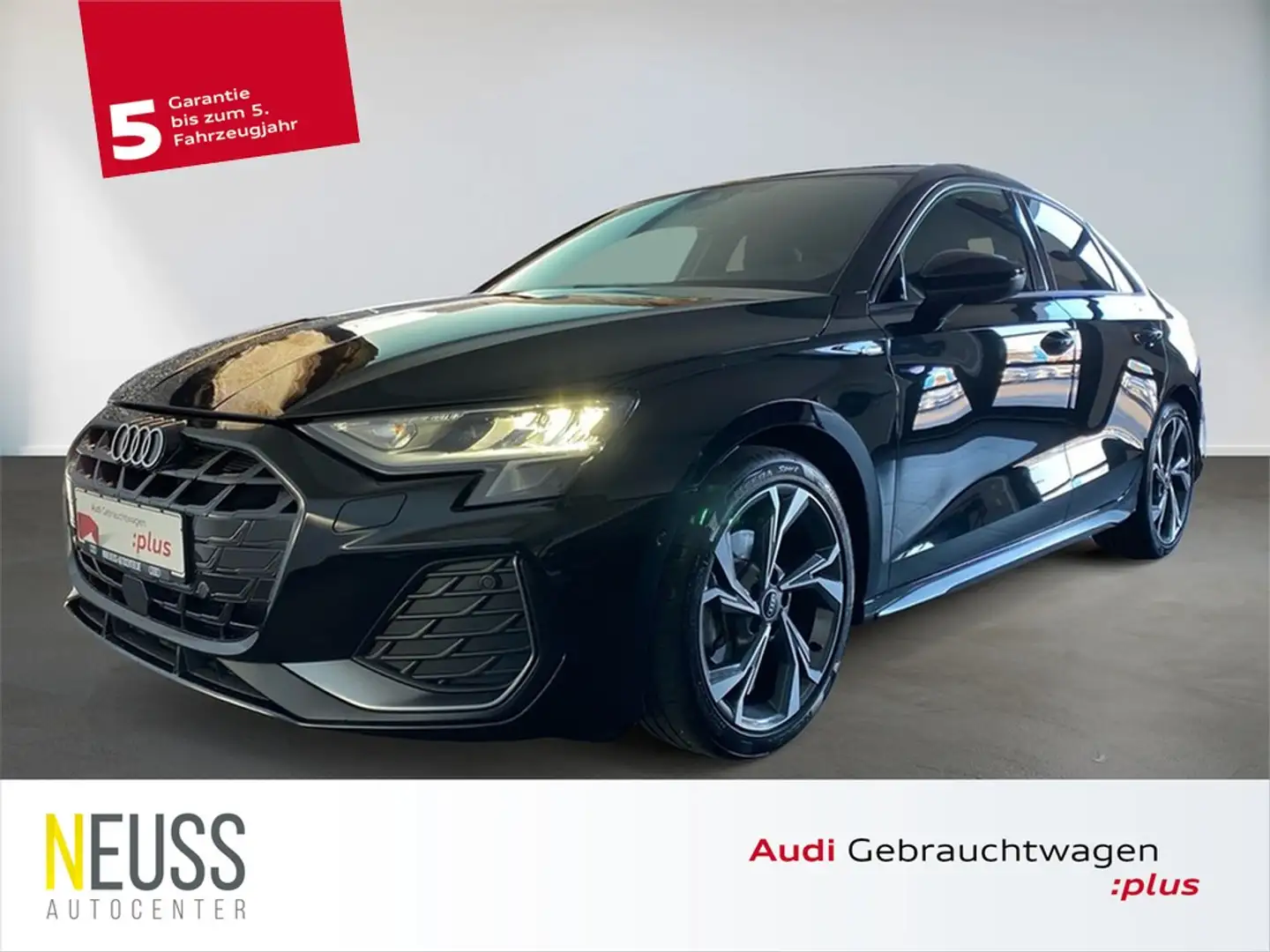 Audi A3 Limousine 35 TFSI S line AKTION+HUD+SONOS+AHK Schwarz - 1