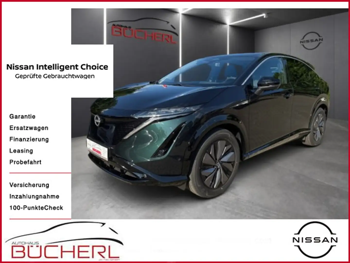 Nissan Ariya Evolve Pack 87 kWh, 360°-Kam, WP Vert - 1