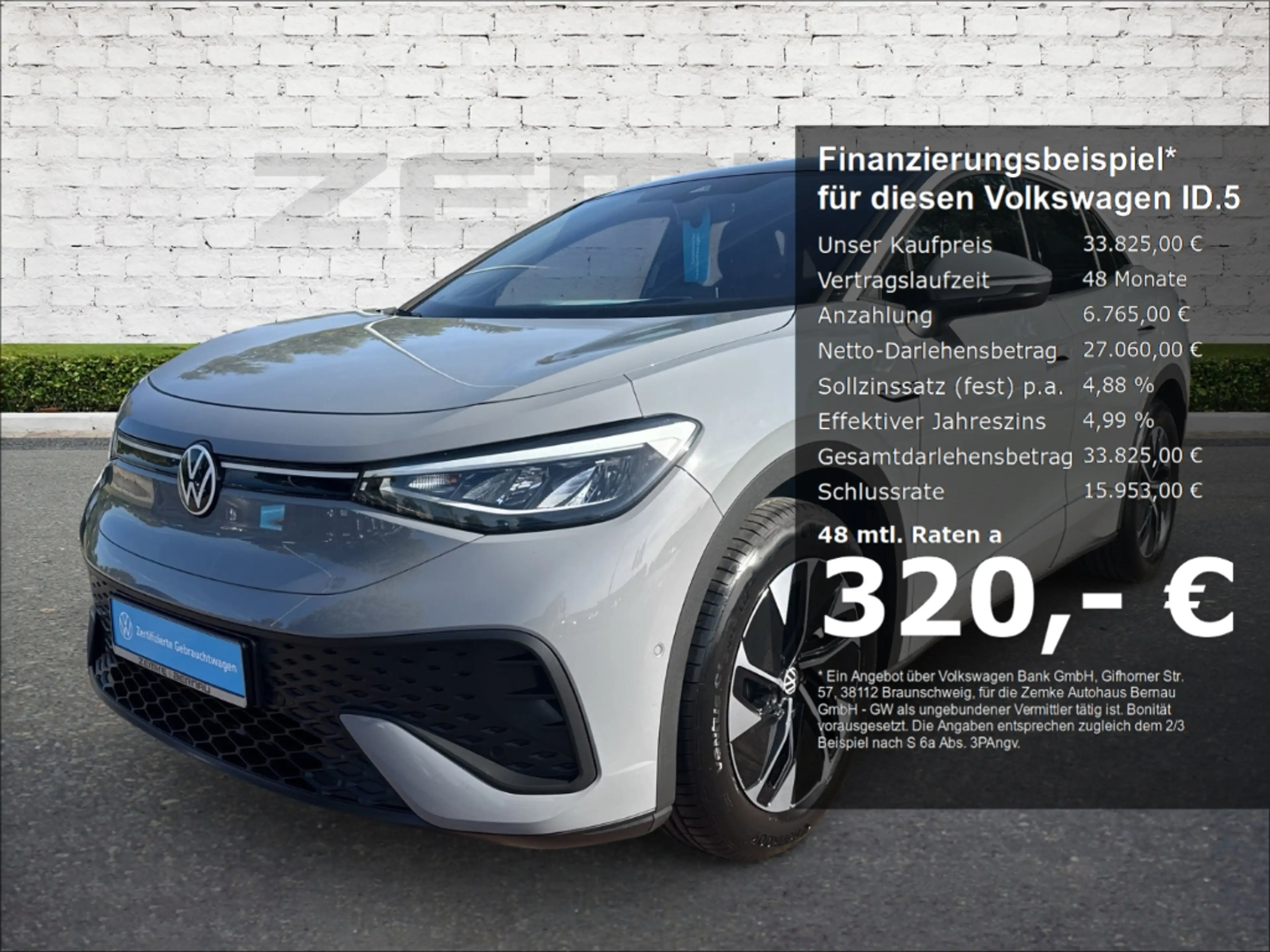 Volkswagen ID.5 150 kW Pro Performance HUD Navi Memory Sitze Sound