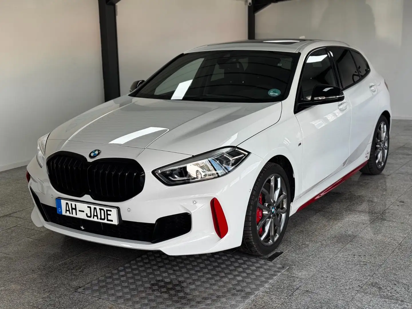 BMW 128 ti *HuD*Pano*Shadowline*M-Sport Alb - 2