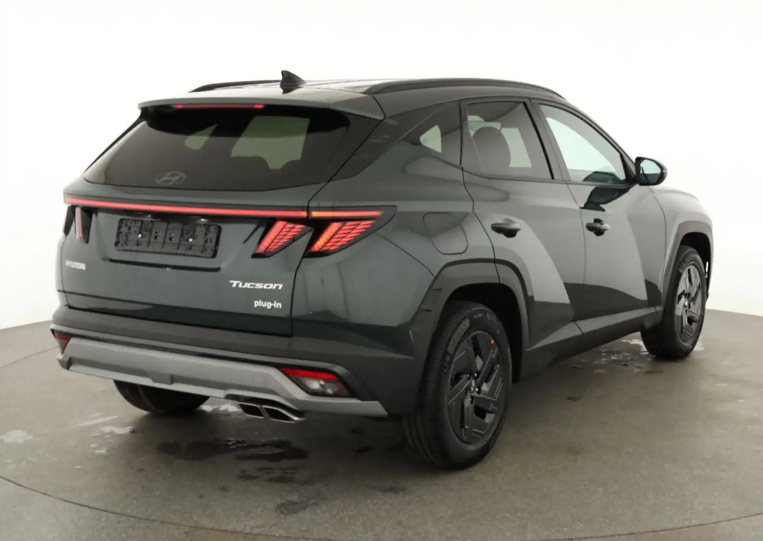 Hyundai TUCSON Plug-In Hybrid 4WD 1.6 T-GDI PHEV 4WD, AHK, Nav... Grün - 2