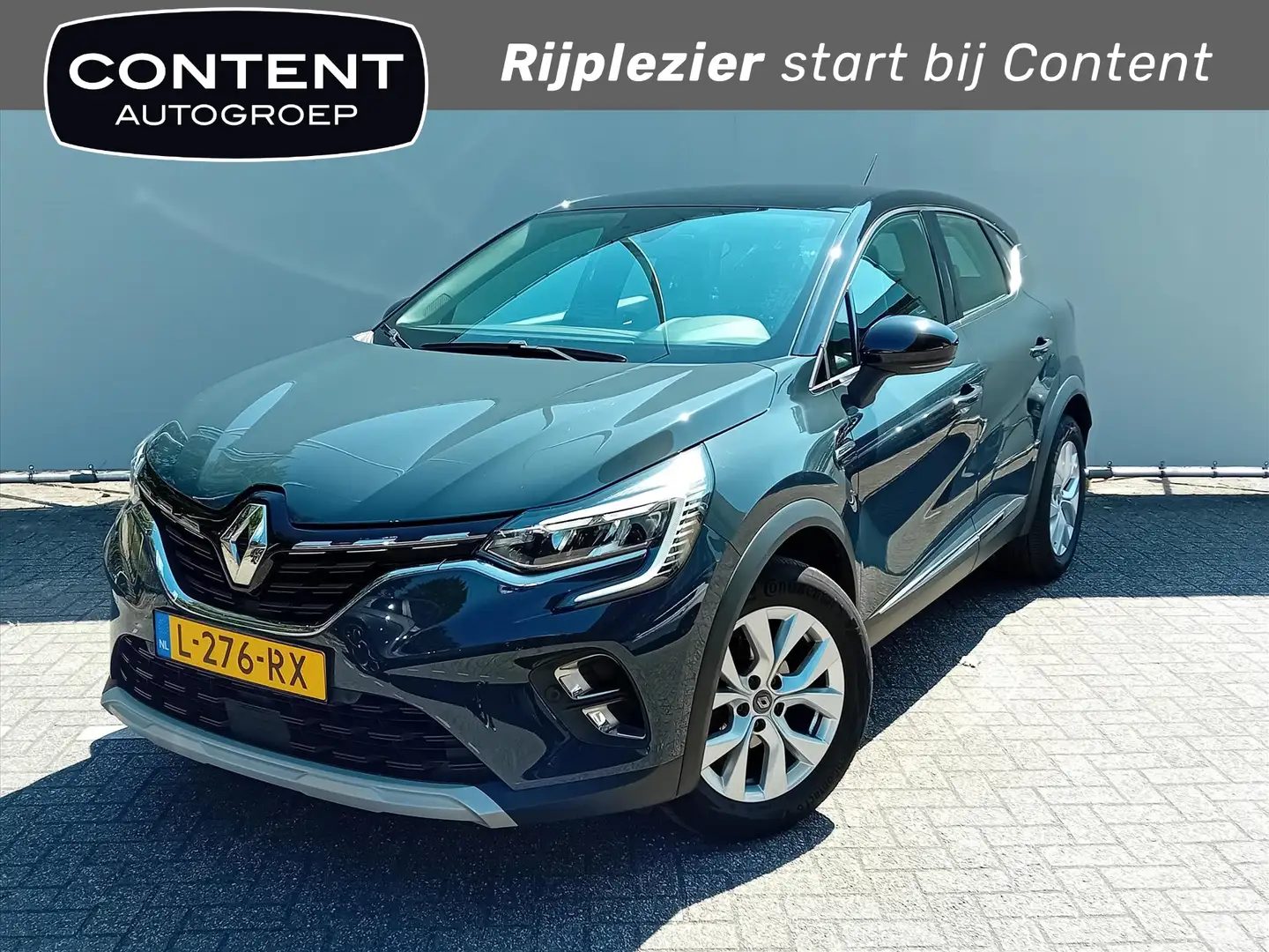 Renault Captur TCe 101pk Intens I Navi I Camera I Clima Blauw - 1