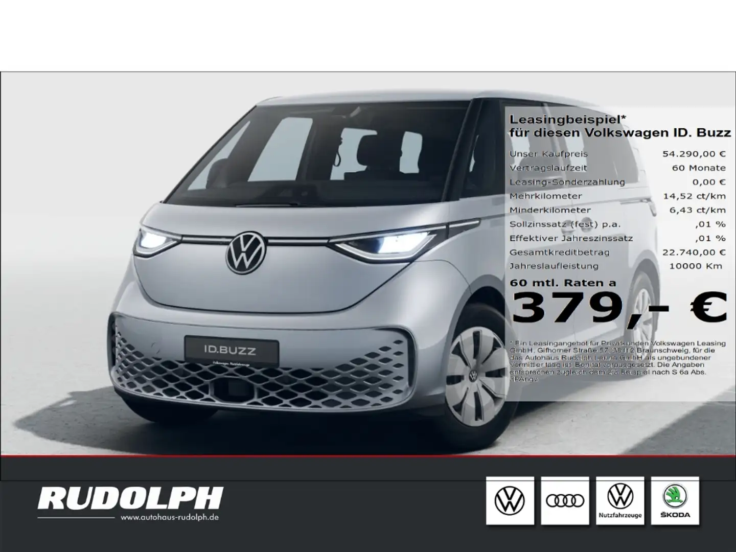 Volkswagen ID. Buzz Pure KR 125 KW LED BT ACC Klima PDCv+h Multif.Lenk Silber - 2