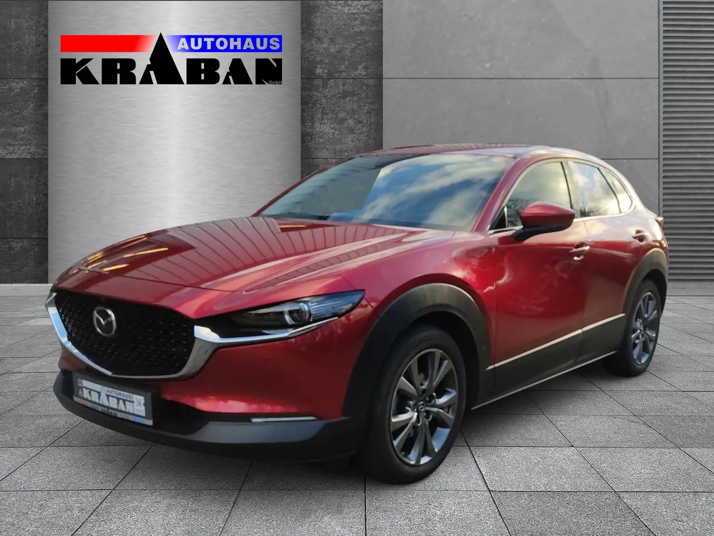 Mazda CX-30 179PS Selection AWD 360°, Matrix-LED Rood - 2