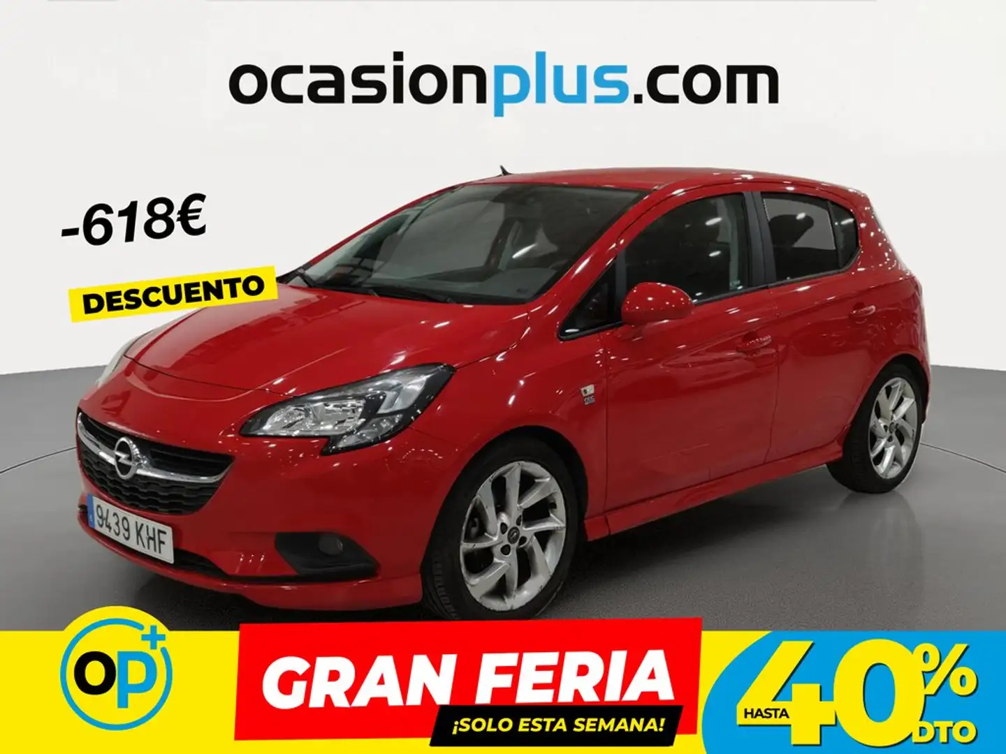 Opel Corsa 1.4 Business 90 Rojo - 1