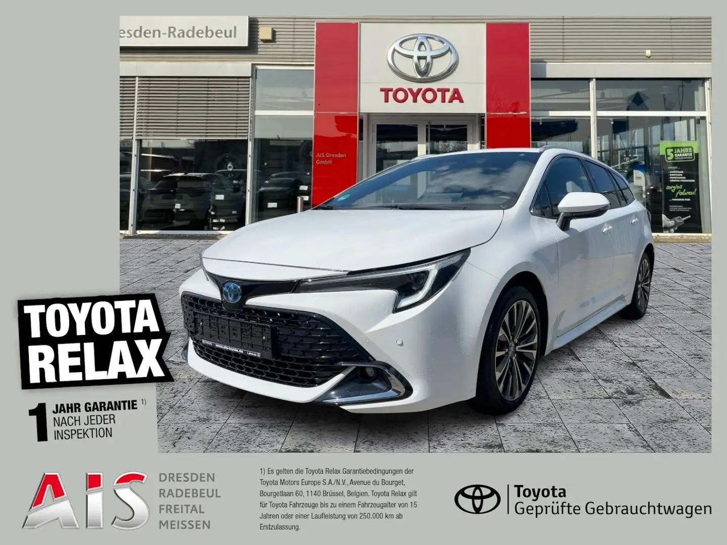 Toyota Corolla TS 1.8 Hybrid Team D CloudNavi*KAM*SHZ Blanc - 1