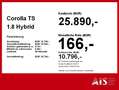 Toyota Corolla TS 1.8 Hybrid Team D CloudNavi*KAM*SHZ Blanc - thumbnail 5