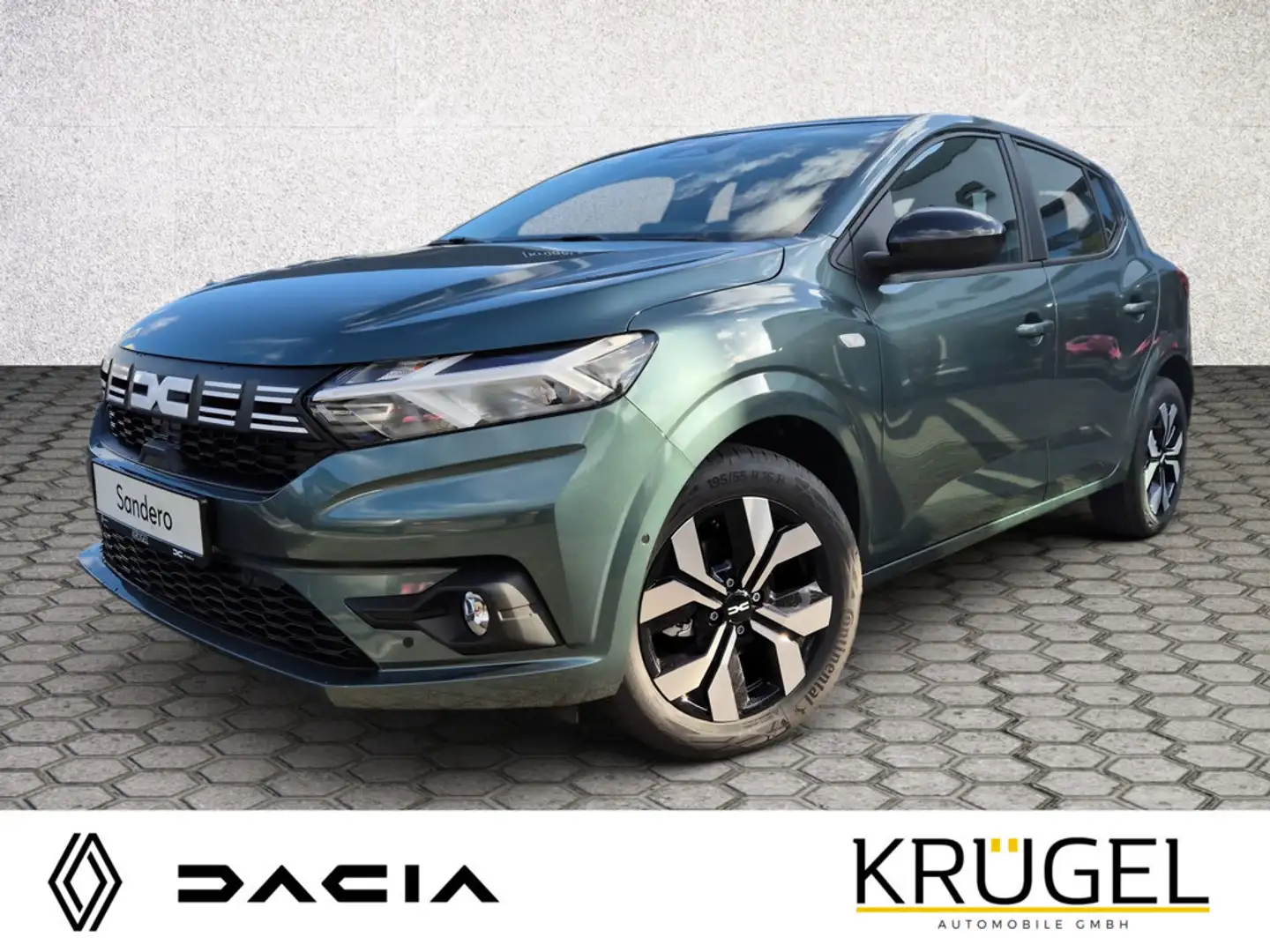 Dacia Sandero Journey TCe 90 CVT Grün - 1