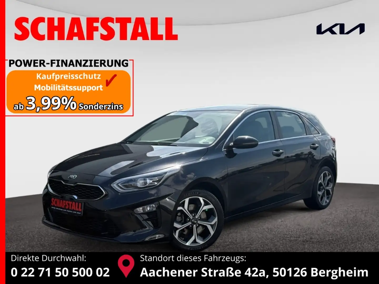 Kia Ceed / cee'd 1.6 CRDi DCT Spirit Technik-& Sitz-Paket Navi Zwart - 1