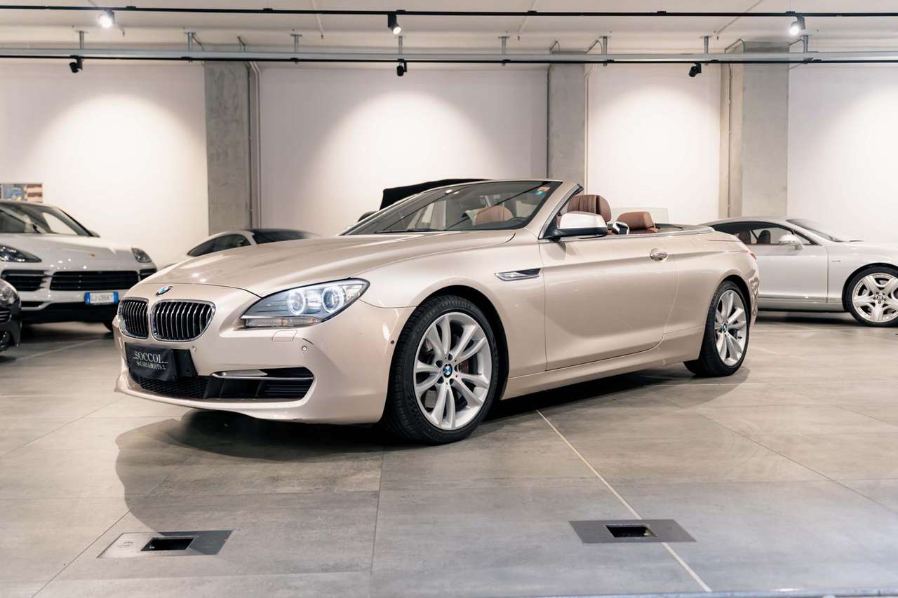 BMW 640 i Cabrio Futura*PELLE TOTALE NAPPA!!*HEAD UP