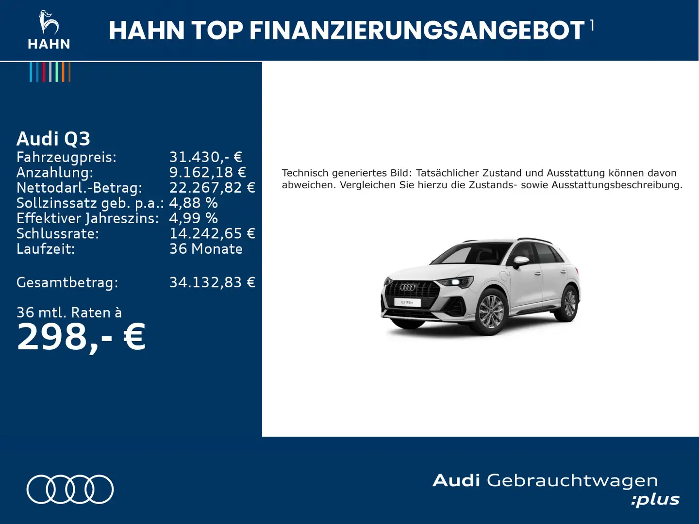 Audi Q3 45 TFSIe S line Virtual Navi CAM PDC LED Sitz Weiß - 2