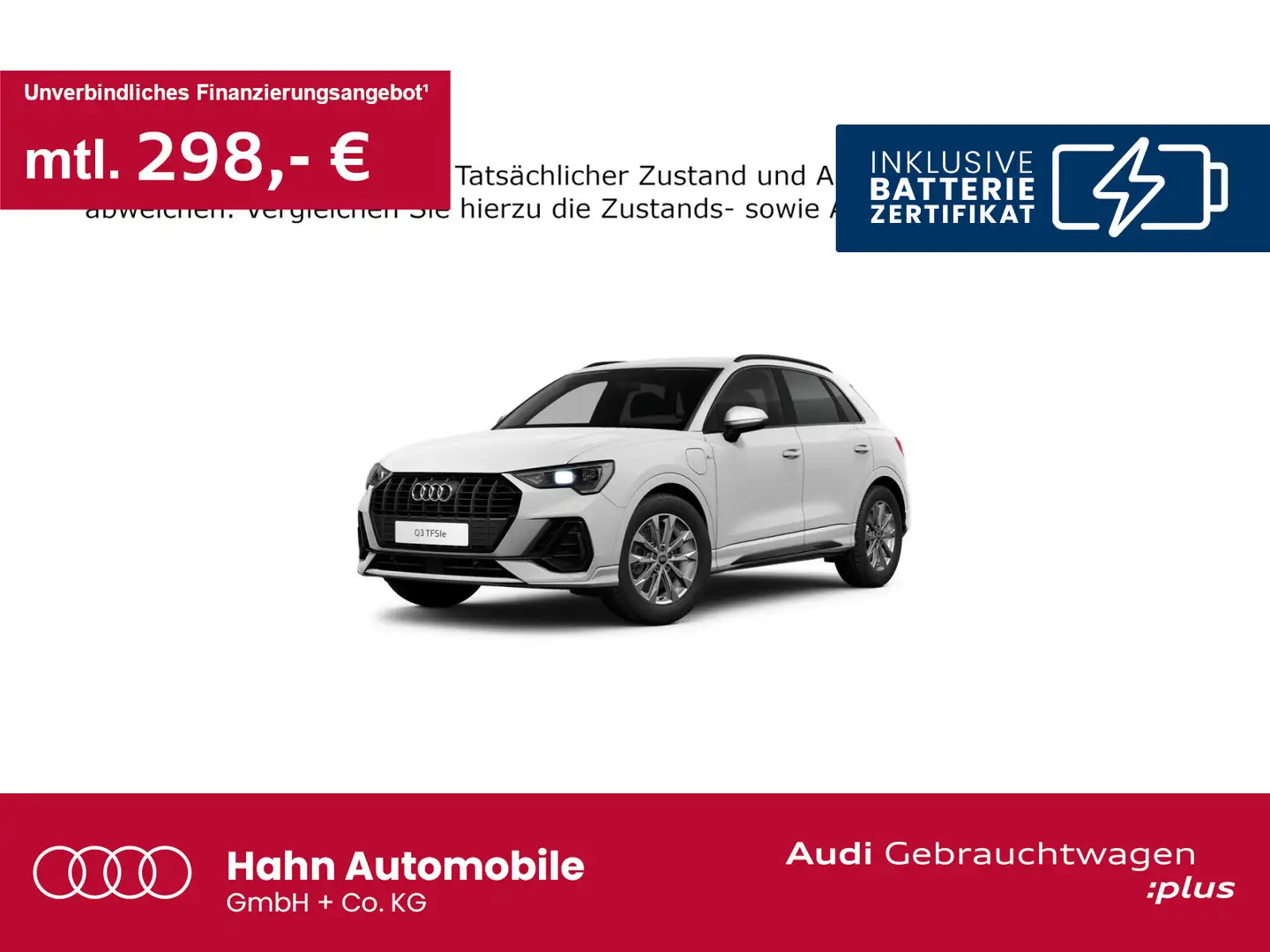 Audi Q3 45 TFSIe S line Virtual Navi CAM PDC LED Sitz Weiß - 1