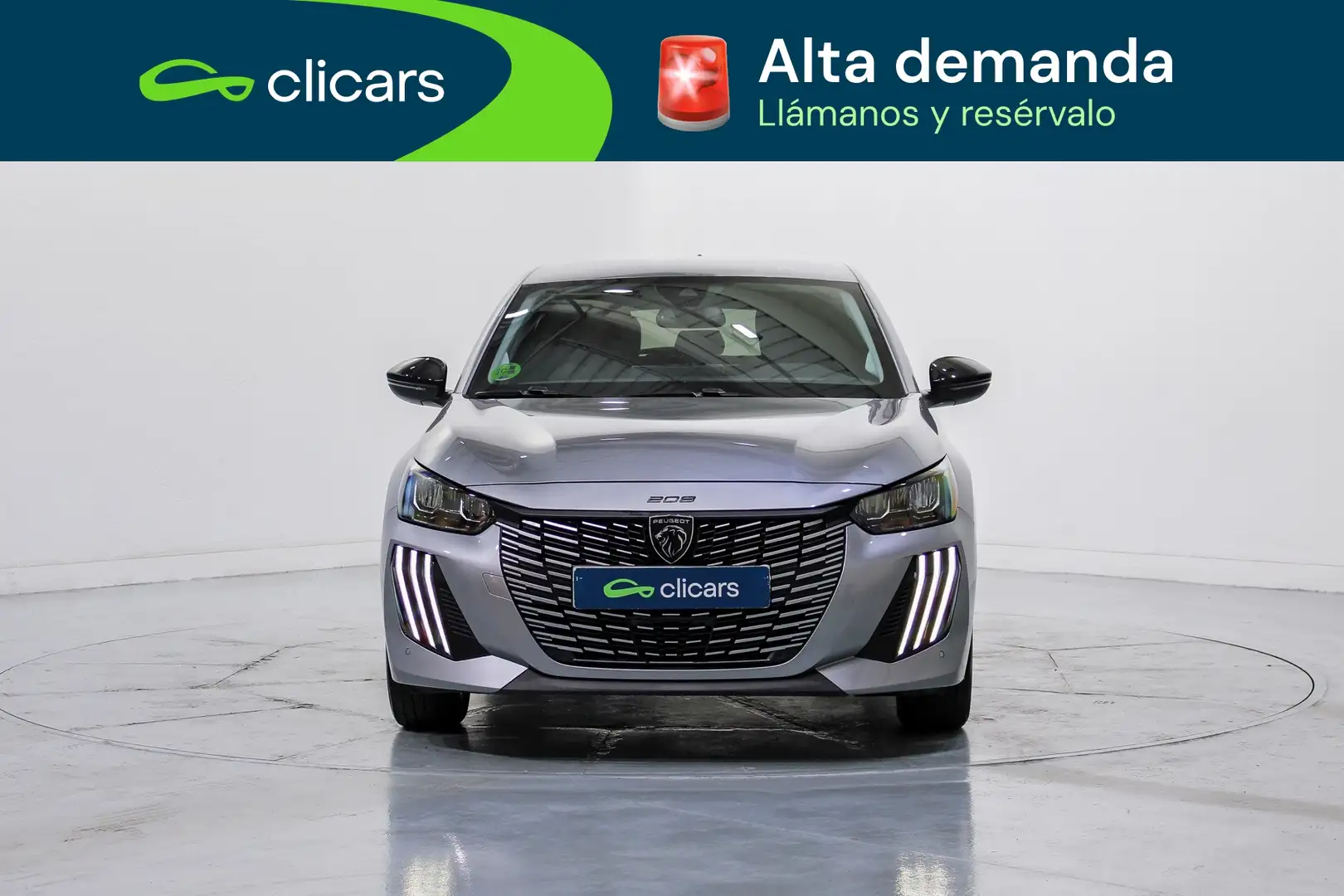 Peugeot 208 1.2 Puretech S&S Allure 100 Gris - 2
