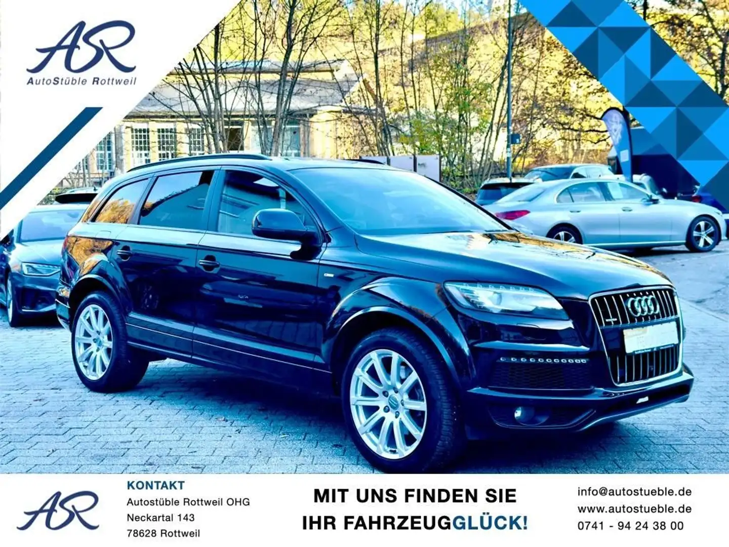 Audi Q7 3.0 TDI DPF clean diesel quattro AHK XENON Schwarz - 1