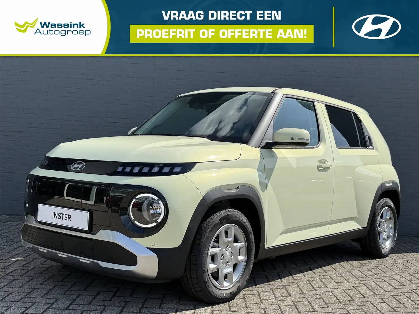 Hyundai Inster 49 kWh 115pk Pulse Geel - 1