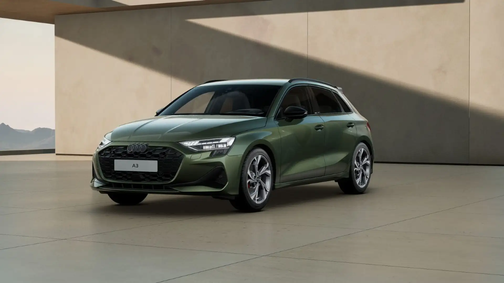 Audi A3 S line 35TFSI Stronic Navi LED virt Grün - 2