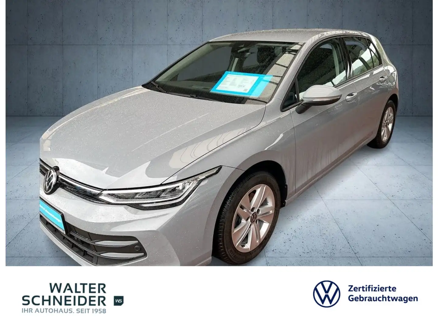 Volkswagen Golf 1.5 eTSI DSG Life Navi LED SHZ Grau - 1
