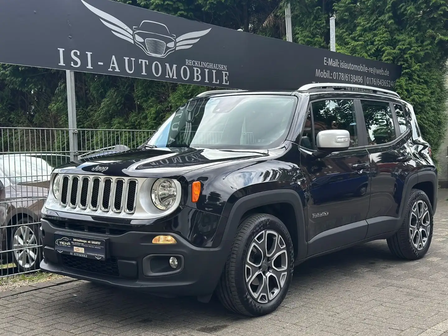 Jeep Renegade Limited FWD"Panorama"Klima"PDC"Garantie Schwarz - 1