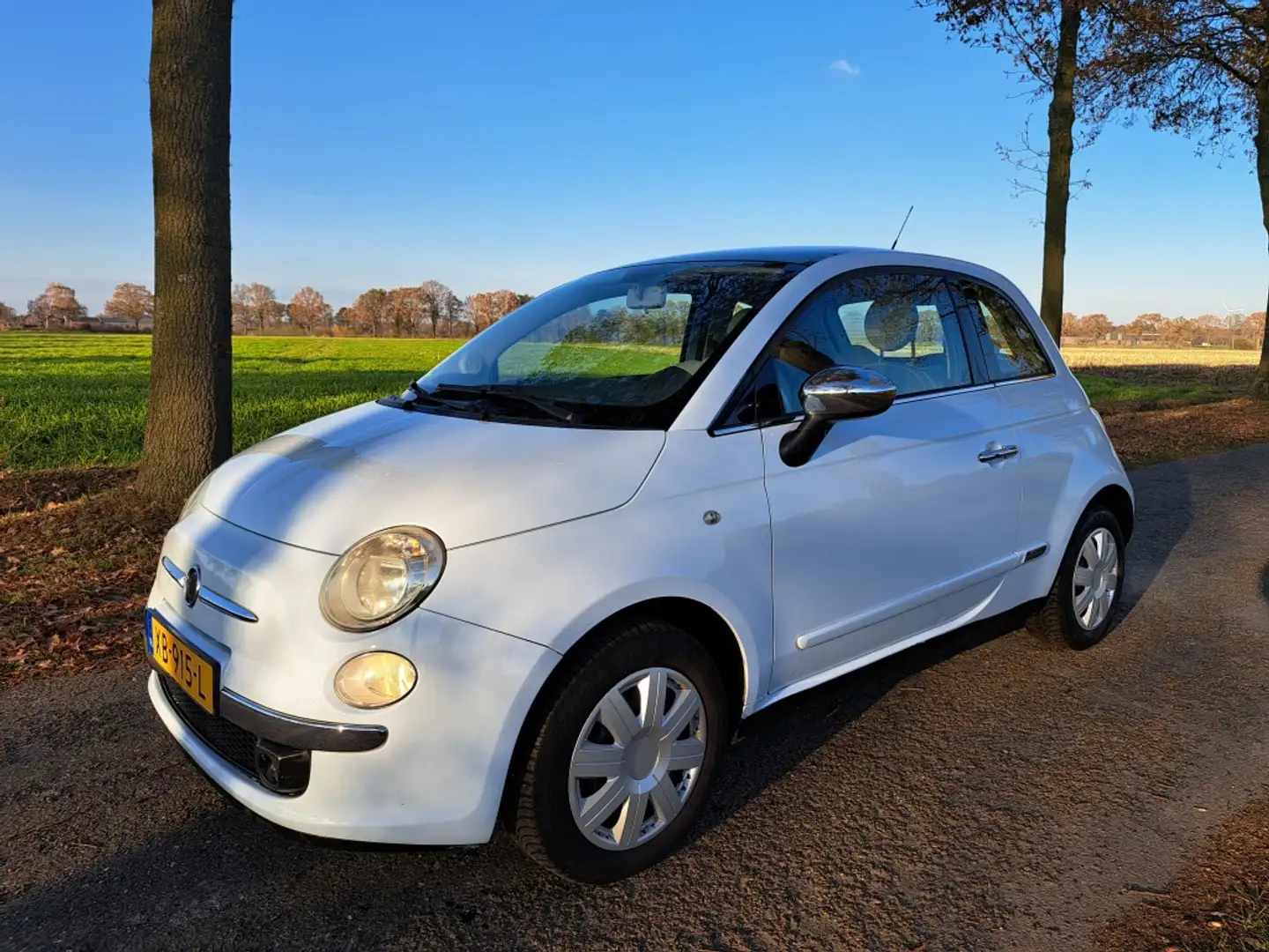 Fiat 500 1.4-16V Lounge | Panorama | Airco Blau - 2