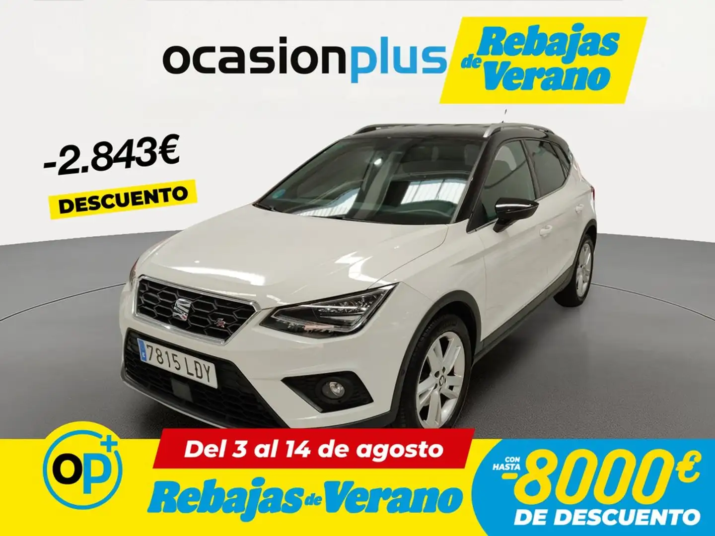 SEAT Arona 1.0 TGI S&S FR 90 Blanco - 1