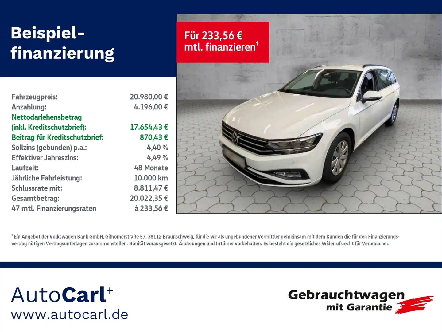 Volkswagen Passat Variant Business 2.0 TDI DSG NAV/SHZ KLIMA LED NAVI ALU Blanc - 1
