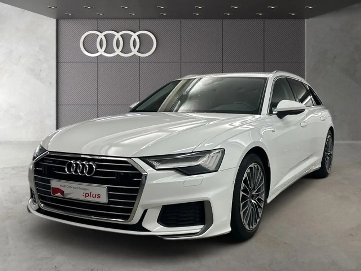 Audi A6 Avant 55TFSI e qu sport MATRIX AHK NAVI B&O SITZH White - 1