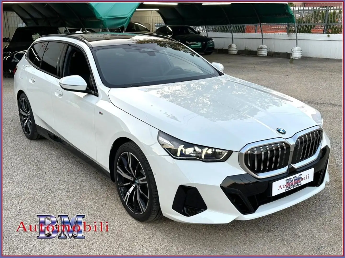 BMW 520 d 48V XDRIVE TOURING MSPORT IVA TETTO C20 HARMAN K Blanc - 1
