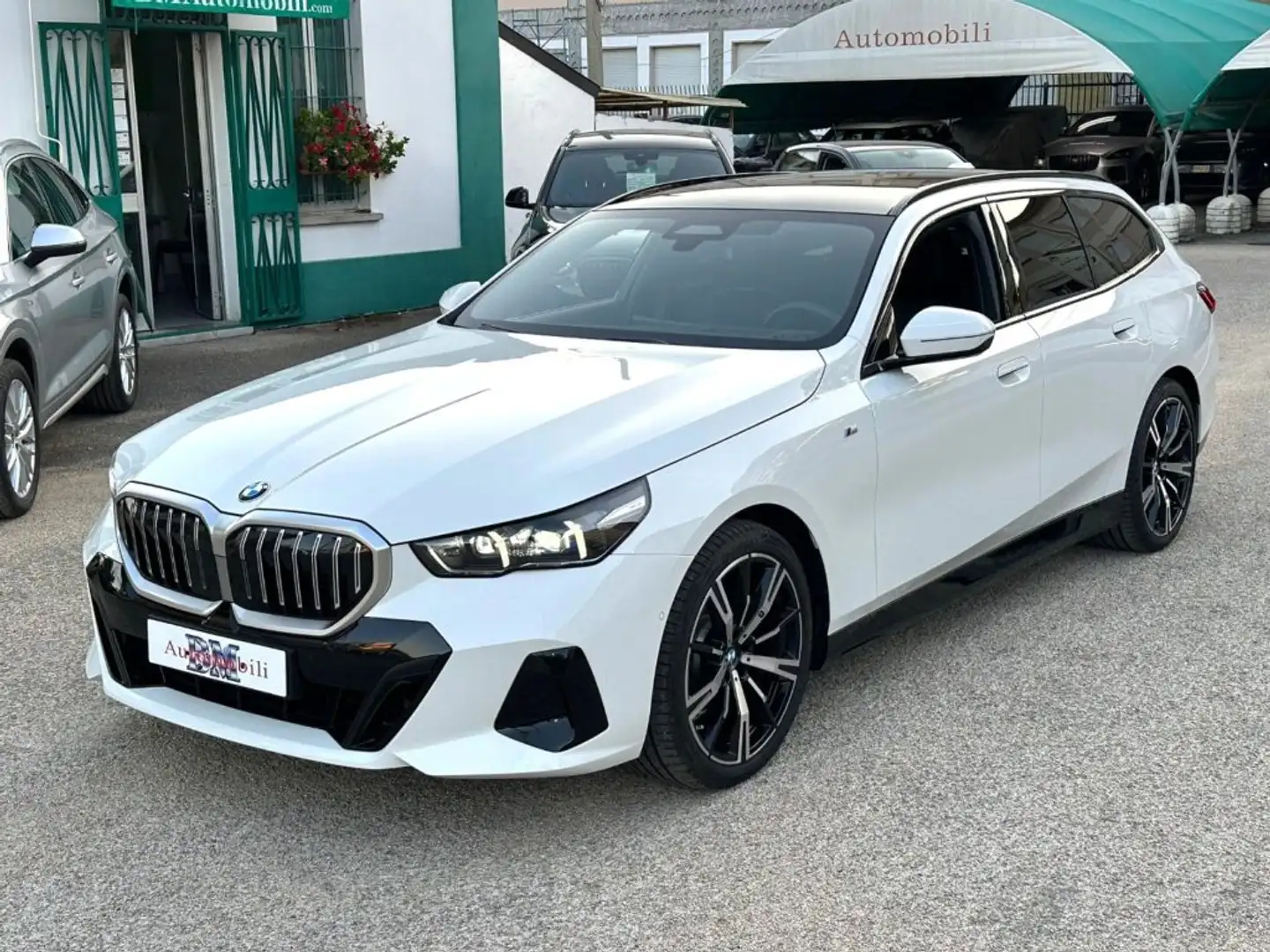 BMW 520 d 48V XDRIVE TOURING MSPORT IVA TETTO C20 HARMAN K Blanc - 2