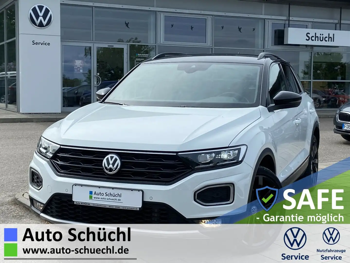 Volkswagen T-Roc 2.0 TDI DSG 4-MOTION Sport Black-Style 19" Weiß - 1