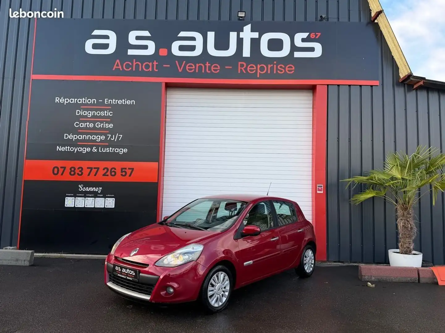 Renault Clio III 1.2 16 V 75 cv GPS JANTE ALLU INITIAL CLIM DISTRIBUTION NEUVE Rood - 1