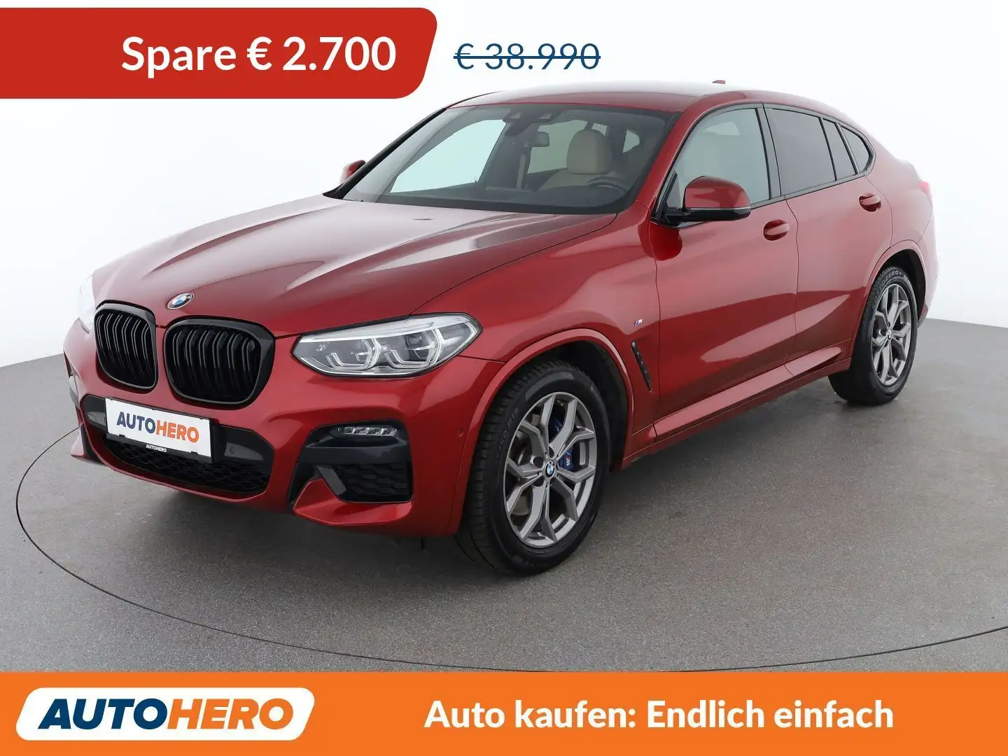 BMW X4 xDrive 30i M Sport Rot - 1