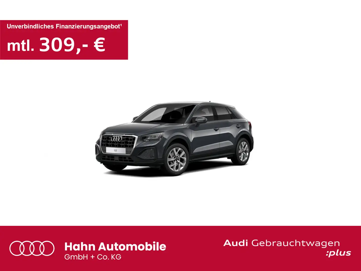 Audi Q2 35 TFSI S-tronic Navi CAM Sitzh Einparkh LED Grau - 1