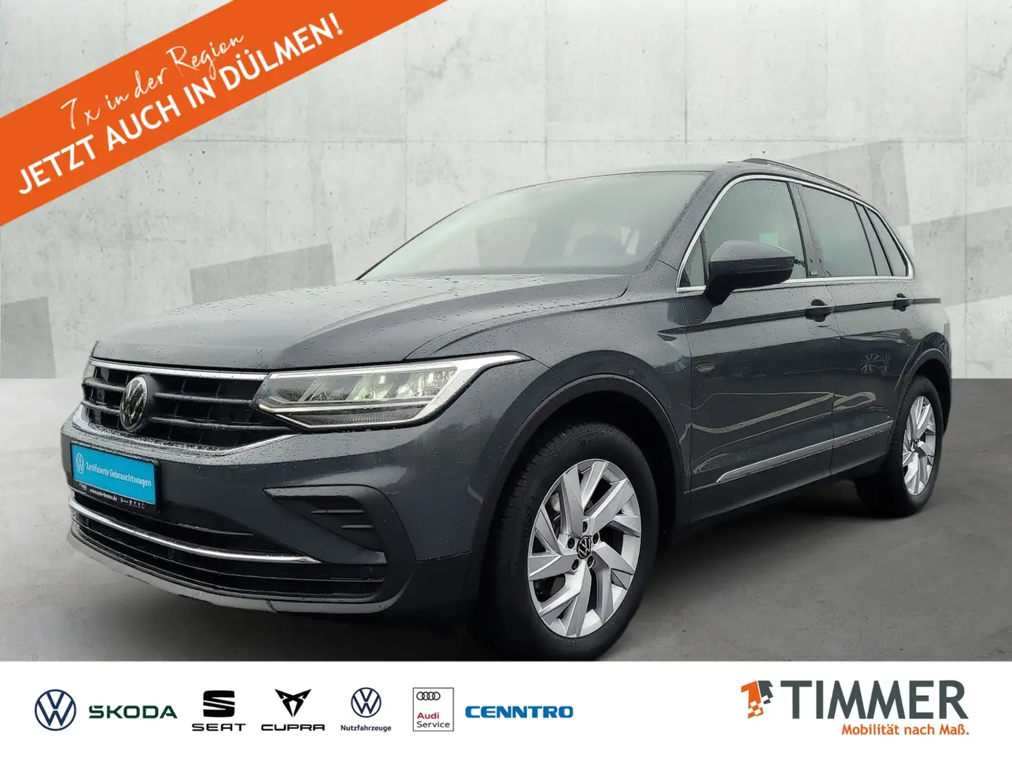 Volkswagen Tiguan 1.5 TSI DSG MOVE *LED *ACC *SHZ *APP-CONN *NAVI * Szary - 1
