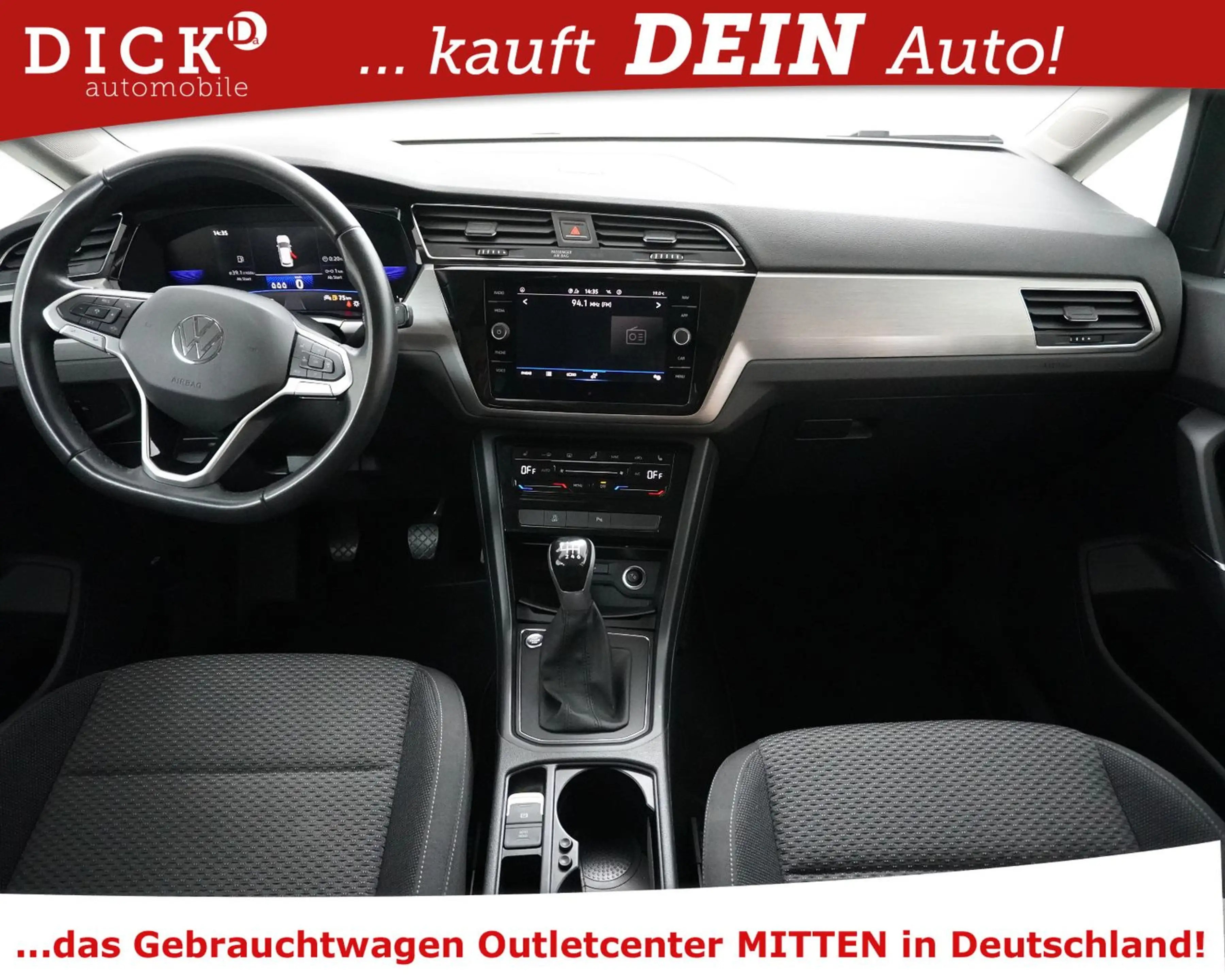 Volkswagen Touran 1.5TSI Comfort NAVI+SHZ+ACC+VIRTU+PDC+DAB — photo 11