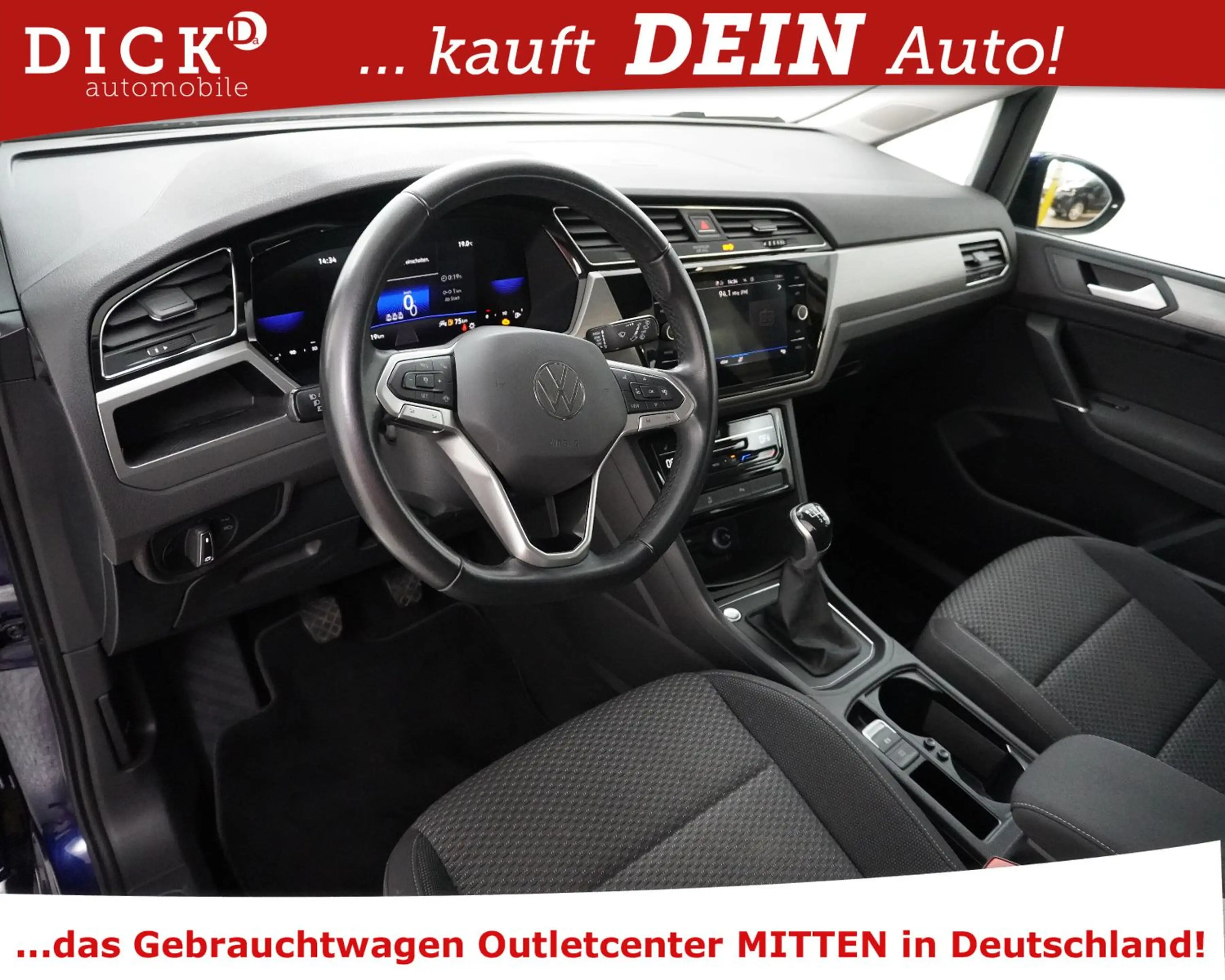 Volkswagen Touran 1.5TSI Comfort NAVI+SHZ+ACC+VIRTU+PDC+DAB — photo 10