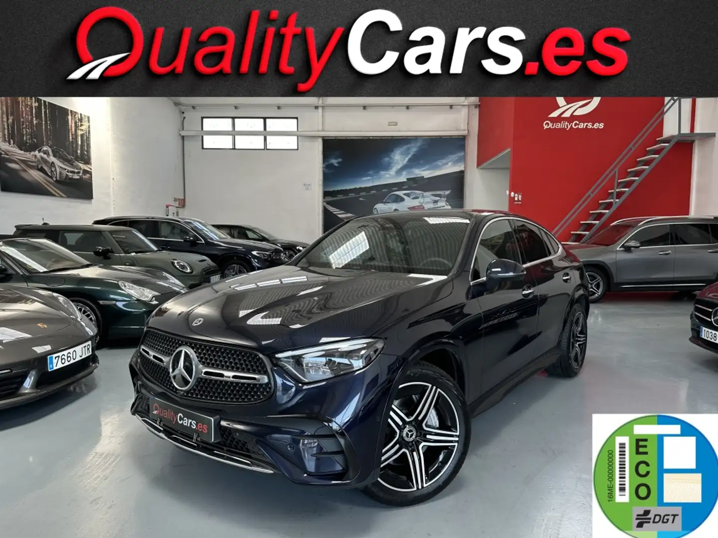 Mercedes-Benz GLC 220 Coupé 220d 4Matic 9G-Tronic Azul - 1