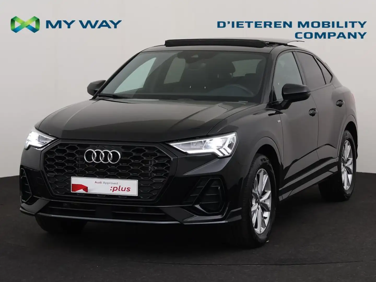 Audi Q3 Sportback S-Line 35 TFSI 150 PK S-tronic / Open Dak / Camera / ACC / Apple Carplay Schwarz - 1