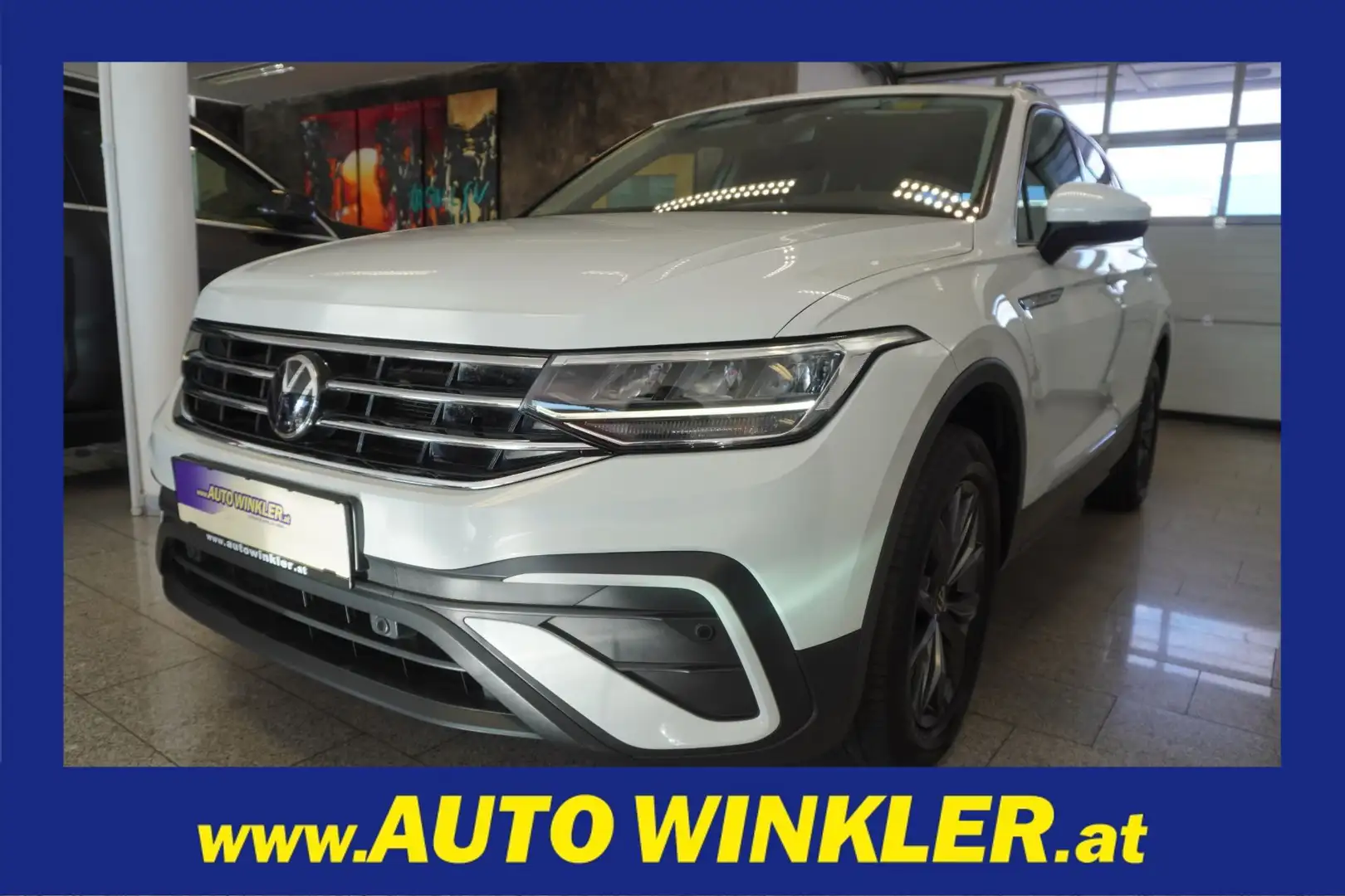 Volkswagen Tiguan Allspace 2,0 TDI DSG 4Motion 7Sitze/ACC/Virtual/Nav Weiß - 1
