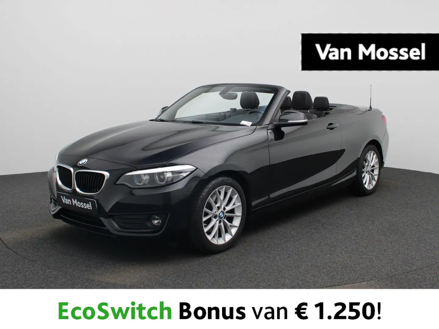 BMW 220 2 Reeks Cabrio 220d (140 kW) LED | NAVI | Zetelver Noir - 1