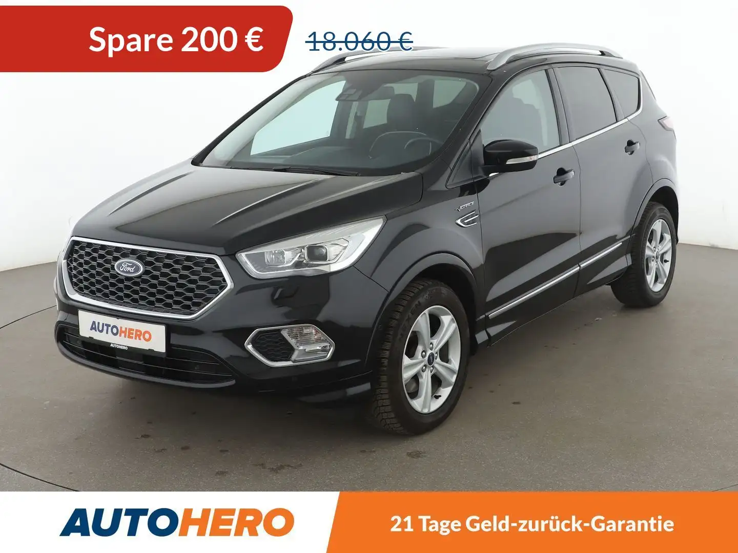 Ford Kuga 2.0 TDCi Vignale *NAVI*BiXE*CAM*SHZ*ACC*ALU* Schwarz - 1