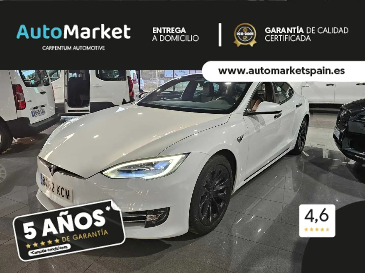 Tesla Model S 100D Bianco - 2