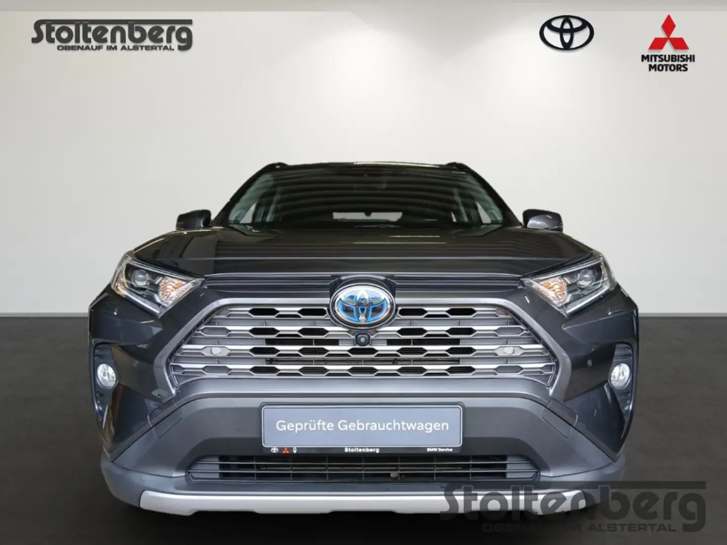 Toyota RAV 4 Hybrid 4x4 Lounge JBL AHK Leder Grijs - 2